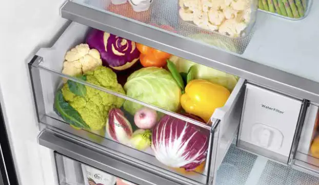 Samsung RF24BB6600AP Bespoke Counter Depth 3 Door French Door Refrigerator 9