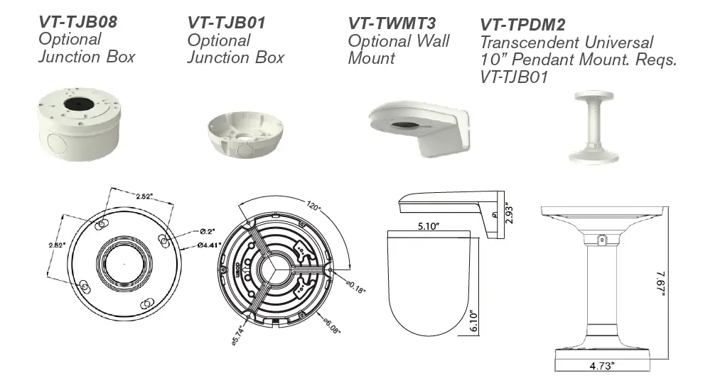 VITEK VTC-TNT5RFEA-2 Transcendent Series 5 MegaPixel Fixed IP WDR Turret Camera-fig-18