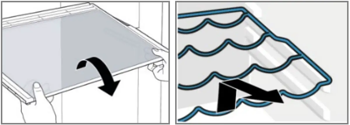 nserting the shelves