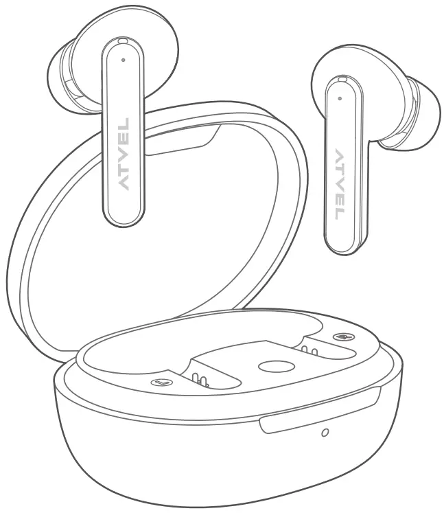 ATVEL Tune S5 ProX ANC Wireless Earbuds