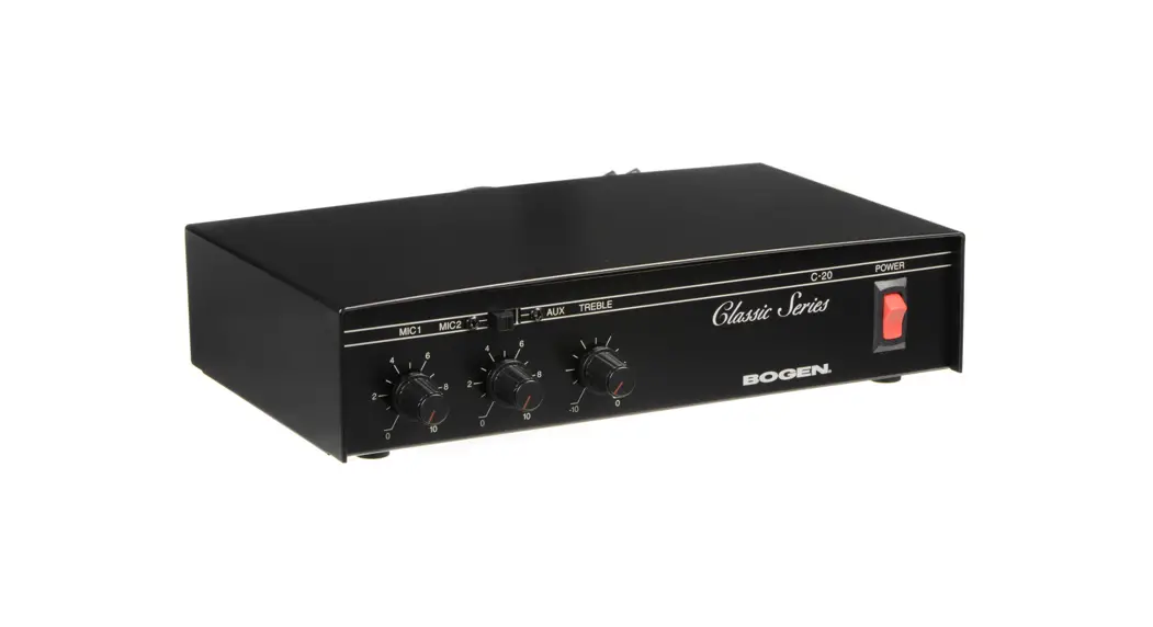 Audio Pro C20 Classic Series Mixer-amplifiers User Manual Audio Pro C20 Classic Series Mixer-amplifiers User Manual