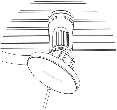 Vonm hlen Aura Car Magnetic Charge Pad - Adjust to your needs