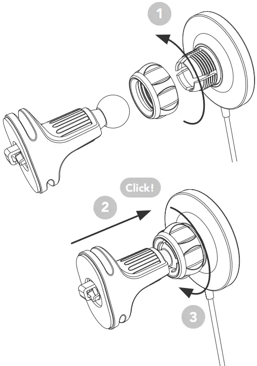 Vonm hlen Aura Car Magnetic Charge Pad - Aura Car Assembling