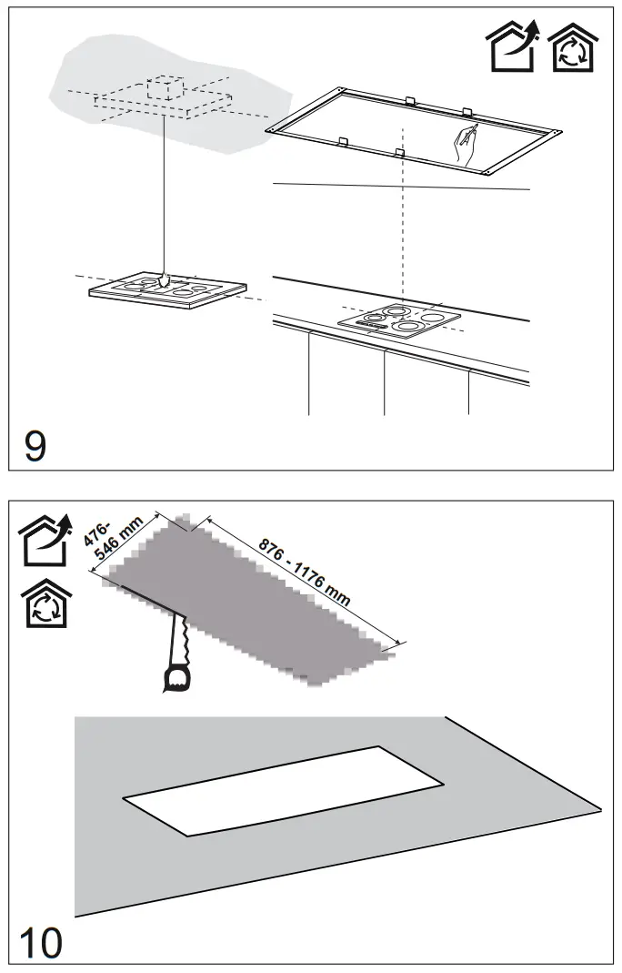 smeg KLT9L4X Ceiling Extractor Ceiling Extractor - Parts 6