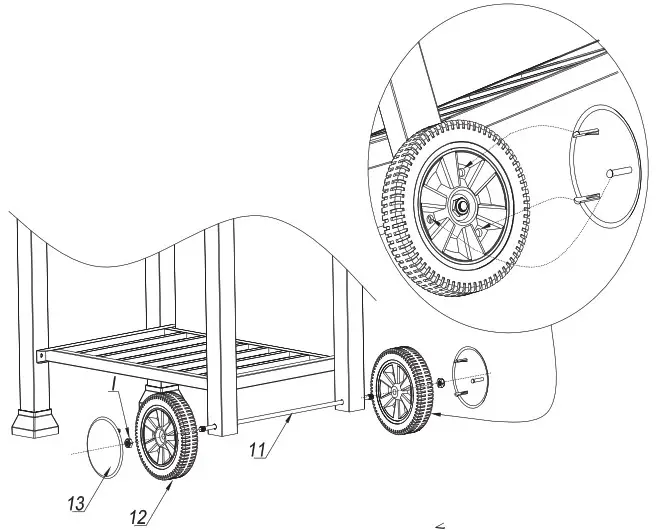 Habitat et Jardin 131021 Charcoal Barbecue - overview 7