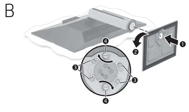 hp E27m G4 Conferencing Monitor - Figure B