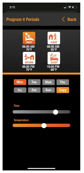 King K901-B Wifi Programmable Thermostat - Fig 17