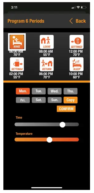 King K901-B Wifi Programmable Thermostat - Fig 22