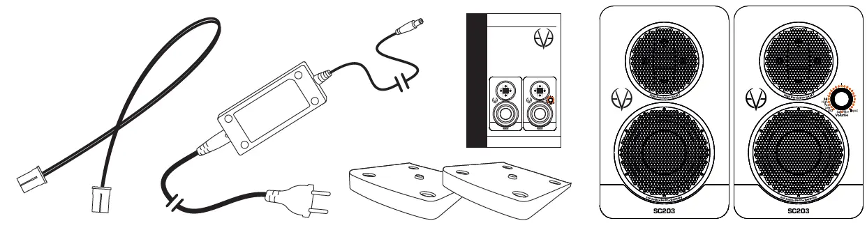 EVE Audio-SC203-Stereo-Desktop-Speaker-Set01