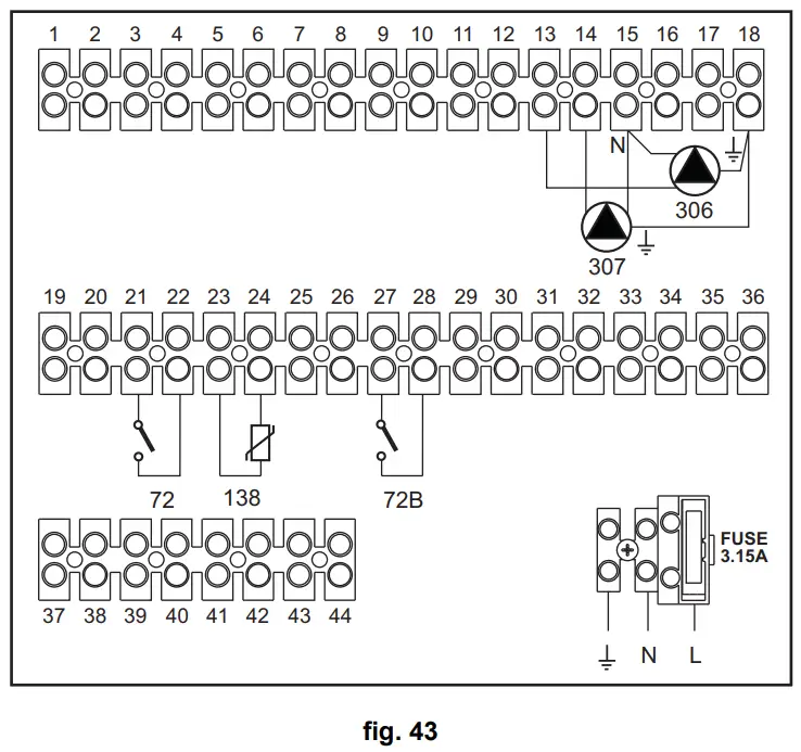 ferroli FORCE W Wall Mounted Gas Boiler - fig 36