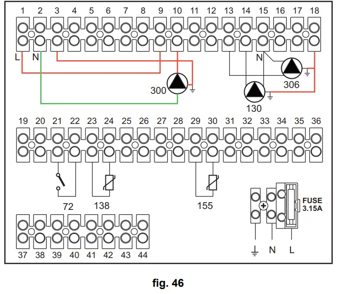 ferroli FORCE W Wall Mounted Gas Boiler - fig 39
