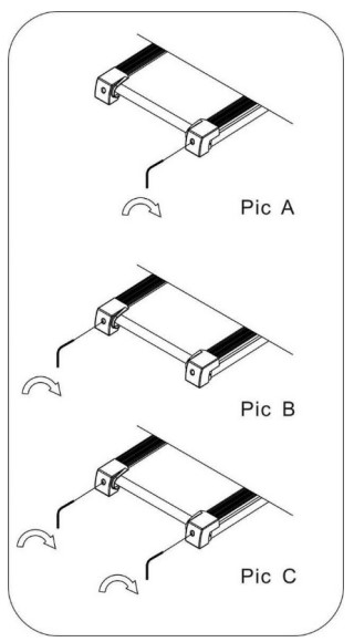 CENTRING THE RUNNING BELT