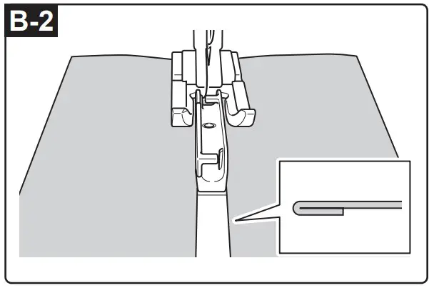 Using the spanish hemstitch attachment