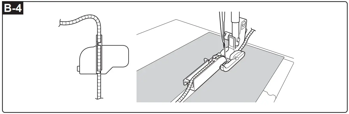 Using the spanish hemstitch attachment