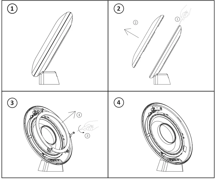 V-TAC VT-5155 WiFi Ambiance Lamp - diagram
