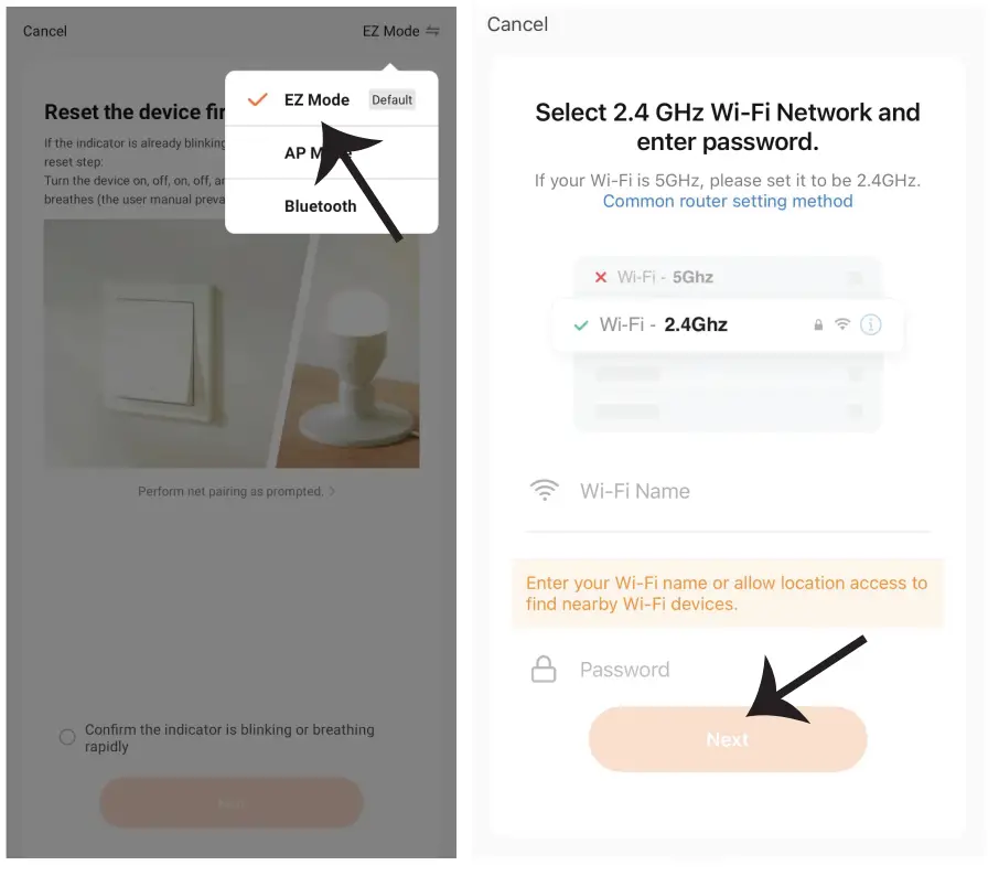 V-TAC VT-5155 WiFi Ambiance Lamp - setting 6