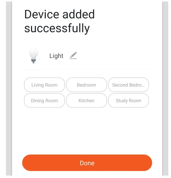 V-TAC VT-5155 WiFi Ambiance Lamp - setting 8