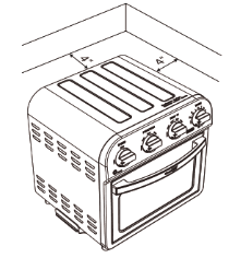 ROOMTEC GTO10A Stainless Steel Air Fryer with Rotisserie - Countertop