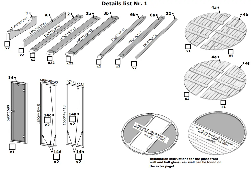 Polhus Sauna 160 Ø200 EDDA and TORA Thermo Barrel - Figure 1