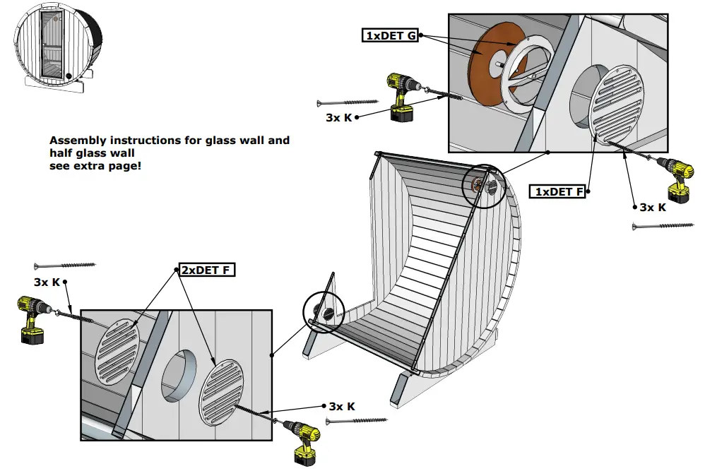 Polhus Sauna 160 Ø200 EDDA and TORA Thermo Barrel - Figure 13
