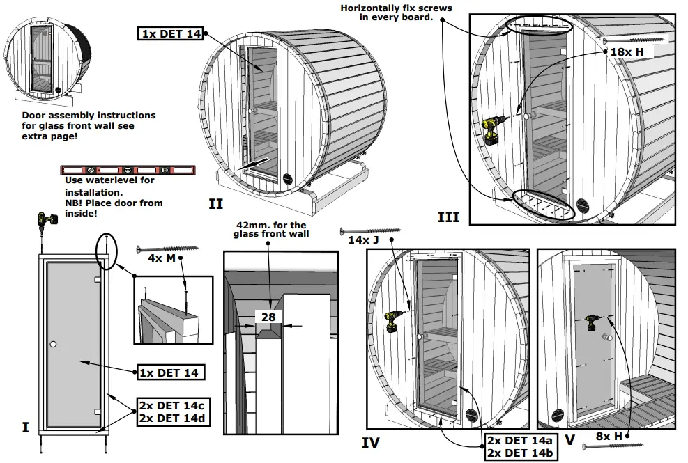 Polhus Sauna 160 Ø200 EDDA and TORA Thermo Barrel - Figure 16