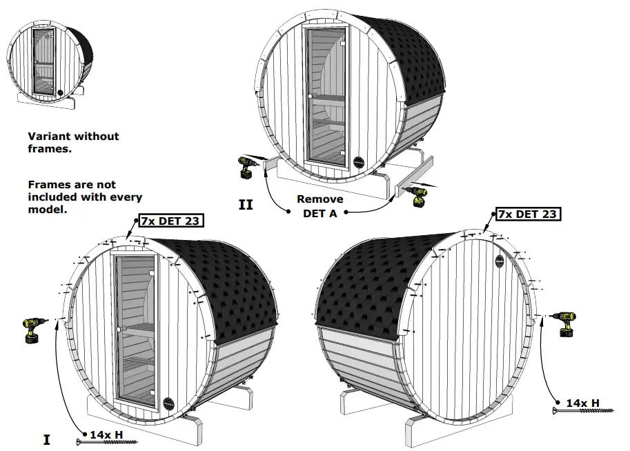 Polhus Sauna 160 Ø200 EDDA and TORA Thermo Barrel - Figure 21