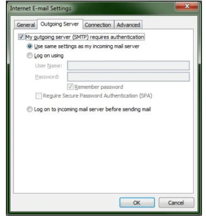 Microsoft Outlook - button