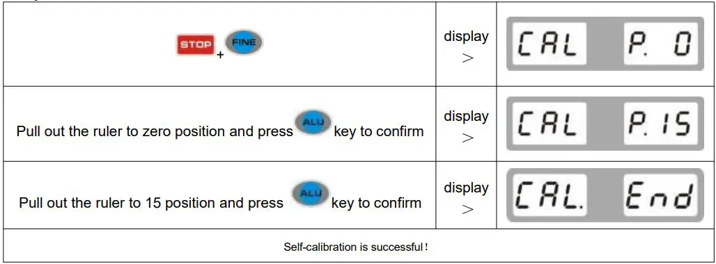 AGT INDUSTRIAL AGT-WB24 Wheel Balancer Owner's Manual - Distance ruler calibration