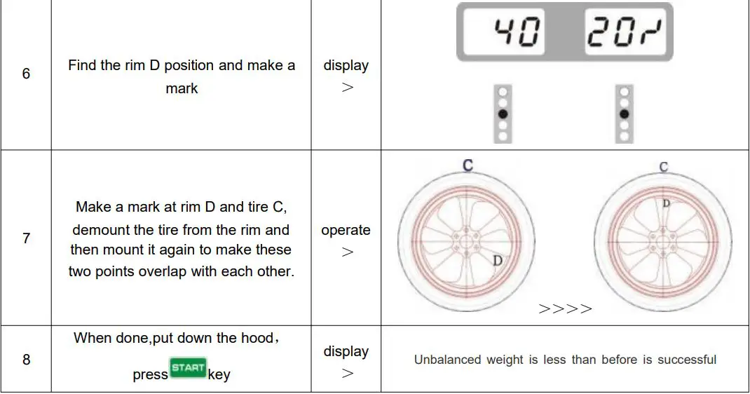 AGT INDUSTRIAL AGT-WB24 Wheel Balancer Owner's Manual - OPT program