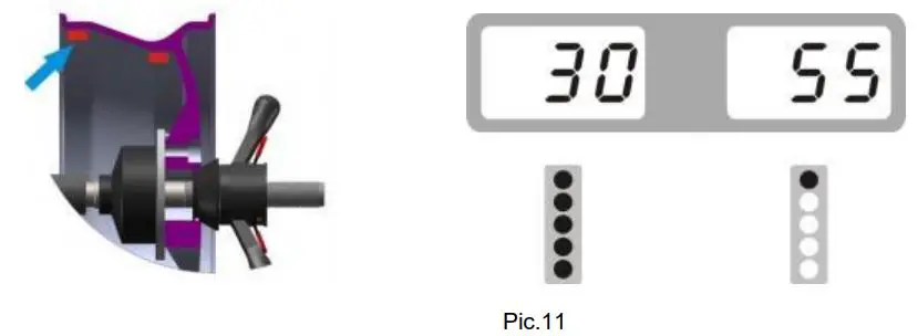 AGT INDUSTRIAL AGT-WB24 Wheel Balancer Owner's Manual - Pic 11