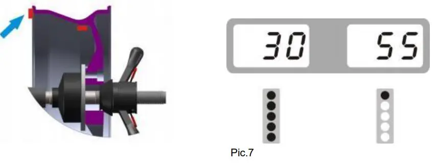 AGT INDUSTRIAL AGT-WB24 Wheel Balancer Owner's Manual - Pic 7