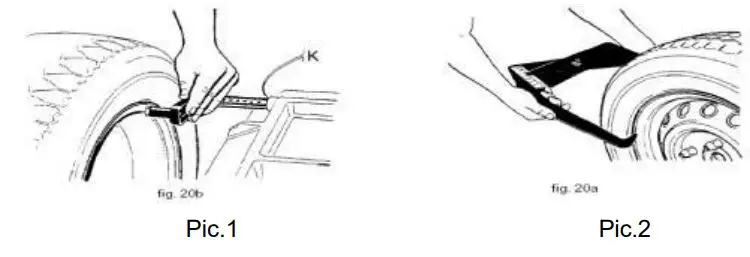 AGT INDUSTRIAL AGT-WB24 Wheel Balancer Owner's Manual - input a b d value