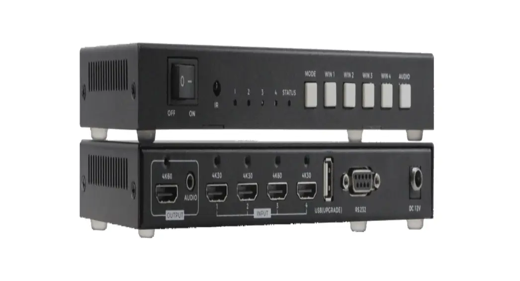 Hdtv Supply Hdtvvpx4014k Wolfpack 4k 60 Hz 4x1 Multiview Switcher With 8-modes User Manual