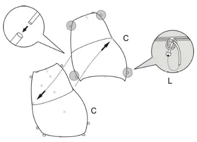 HOME ACCENTS 22RT0752214 42 In LED 125L CW Polar Bear Family Set - ASSEMBLY