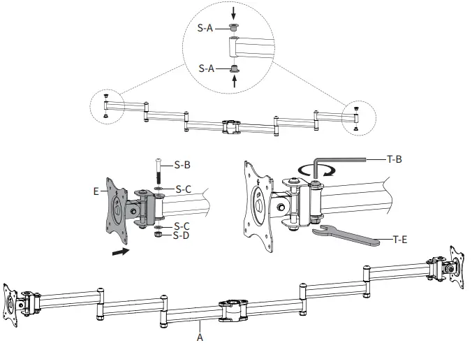 V I V O-STAND-V038M-Dual-Monitor-Desk-Mount-fig-8