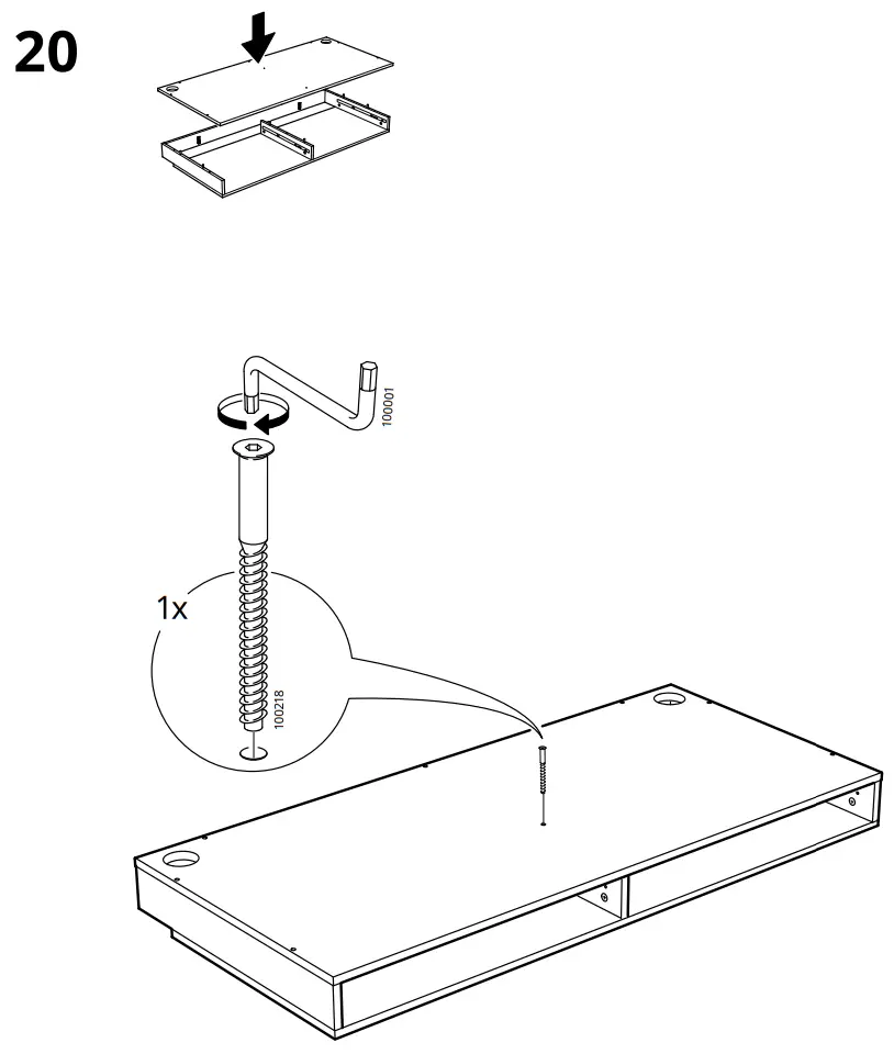 IKEA 504 735 58 Bureau ALEX Desk - Fig12