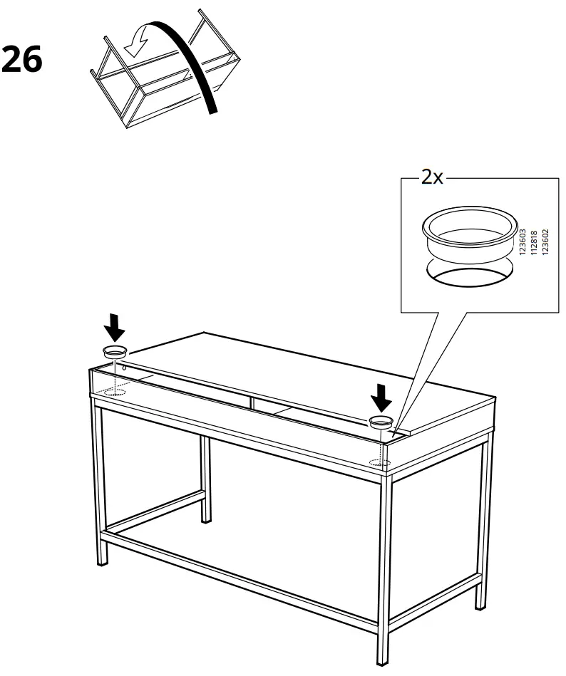 IKEA 504 735 58 Bureau ALEX Desk - Fig16