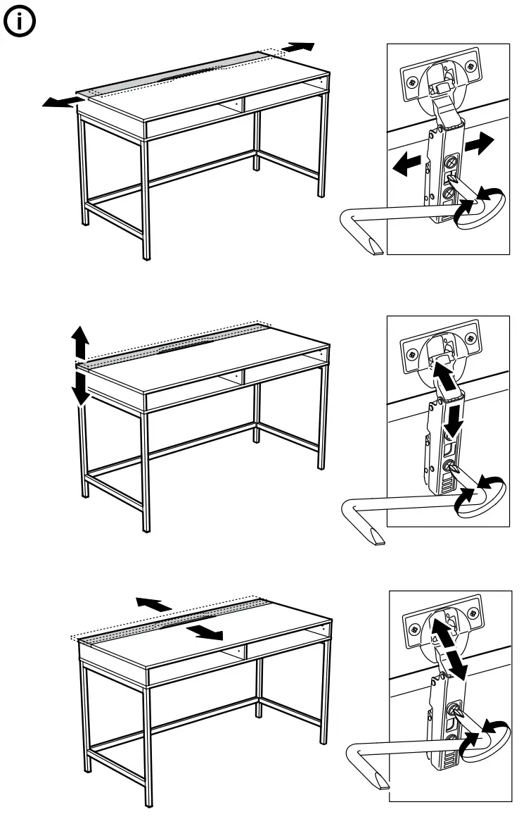 IKEA 504 735 58 Bureau ALEX Desk - Fig19