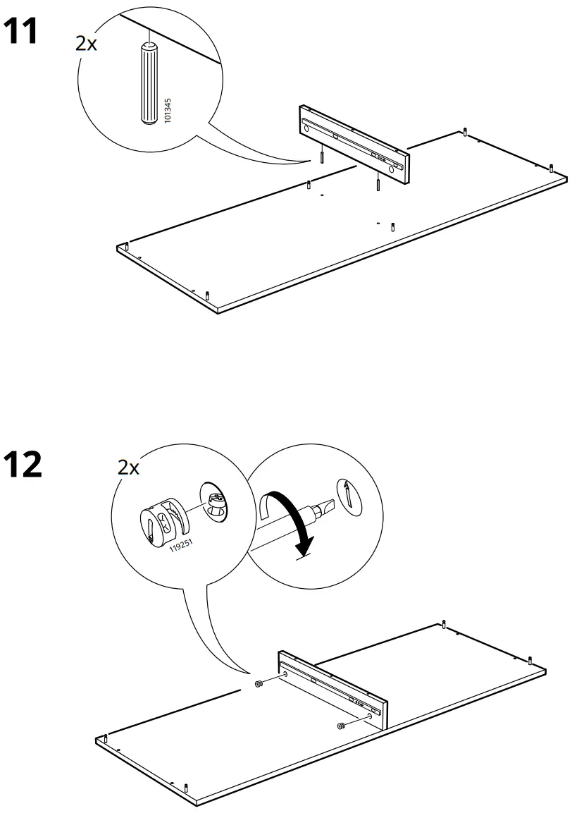 IKEA 504 735 58 Bureau ALEX Desk - Fig7