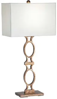 ETHAN ALLEN 096718 Owen Ringed Table Lamp-PRODUCT