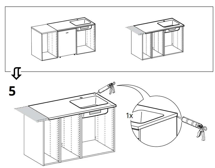 IKEA OLOFSJÖN Countertop with Integrated Sink - fig 10