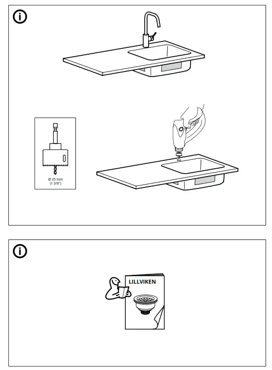 IKEA OLOFSJÖN Countertop with Integrated Sink - fig 3
