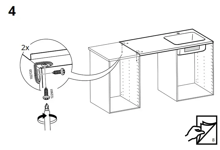 IKEA OLOFSJÖN Countertop with Integrated Sink - fig 9