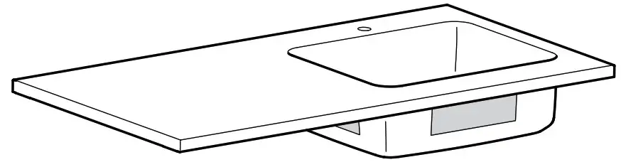 IKEA OLOFSJÖN Countertop with Integrated Sink