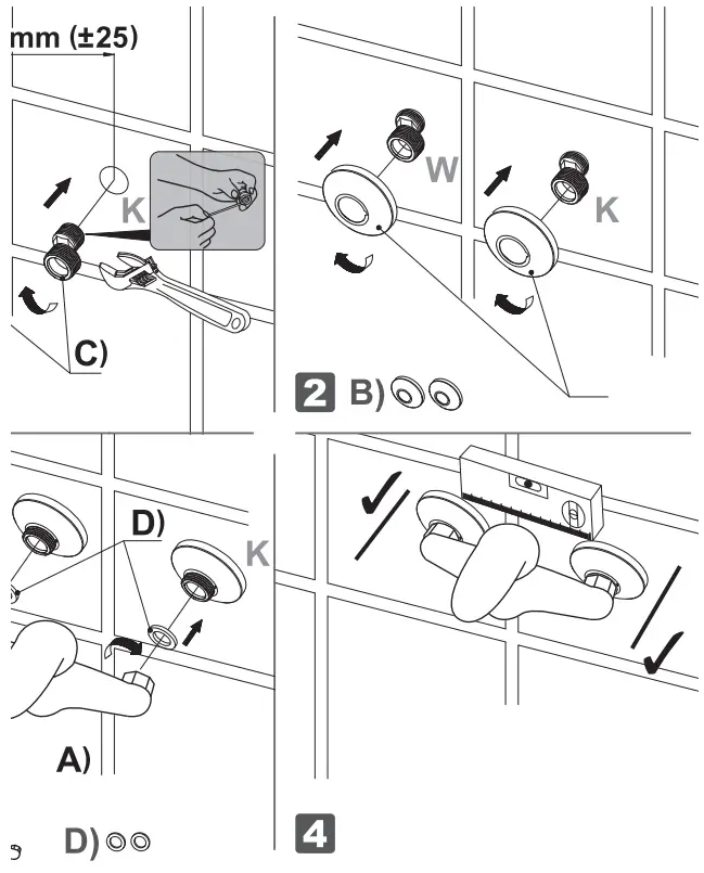 CORNAT SA842 Single Lever Shower Mixer - Hot Water 1