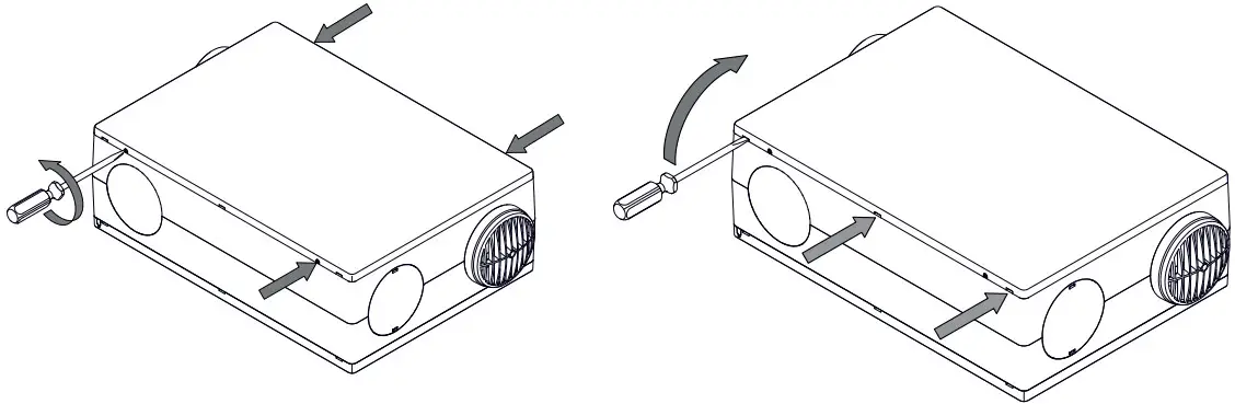 envirovent ATMOS WALL - INTERNAL ACCESS