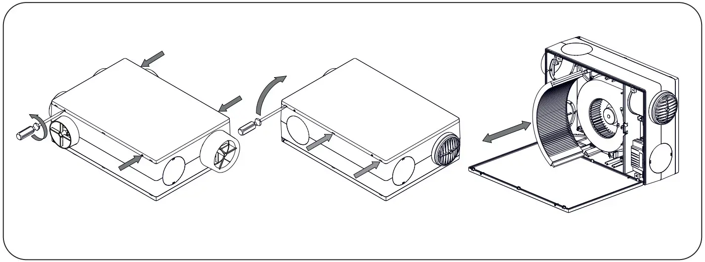 envirovent ATMOS WALL - REPLACE THE FILTER