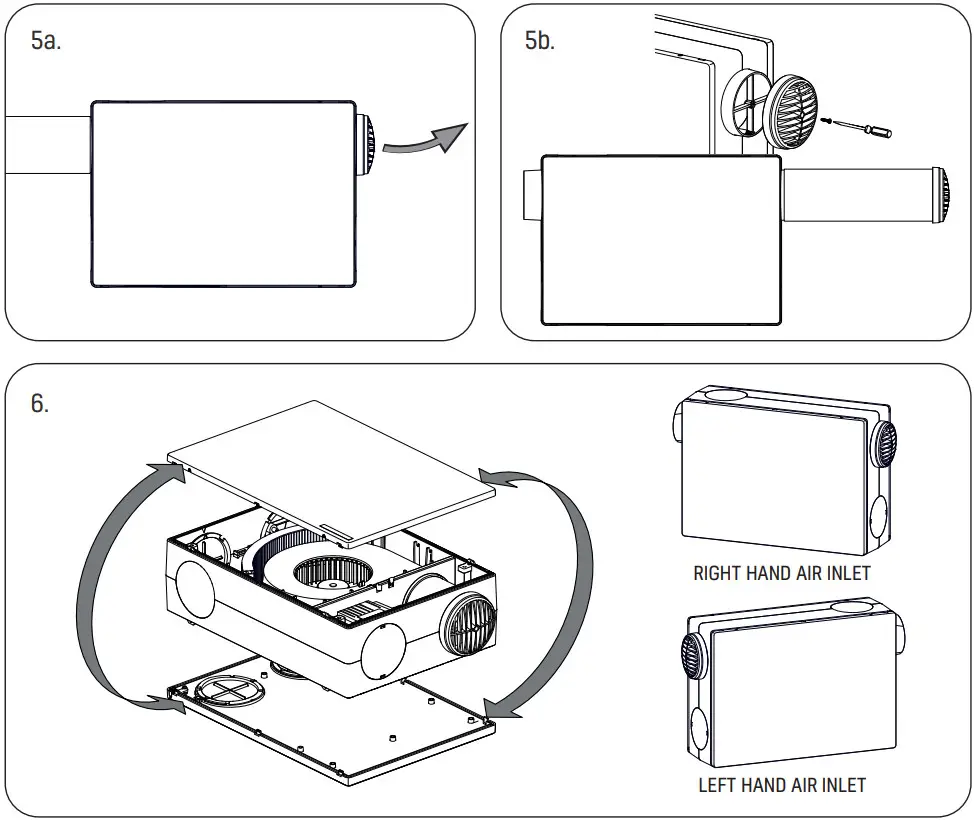 envirovent ATMOS WALL - adjustable supply grille