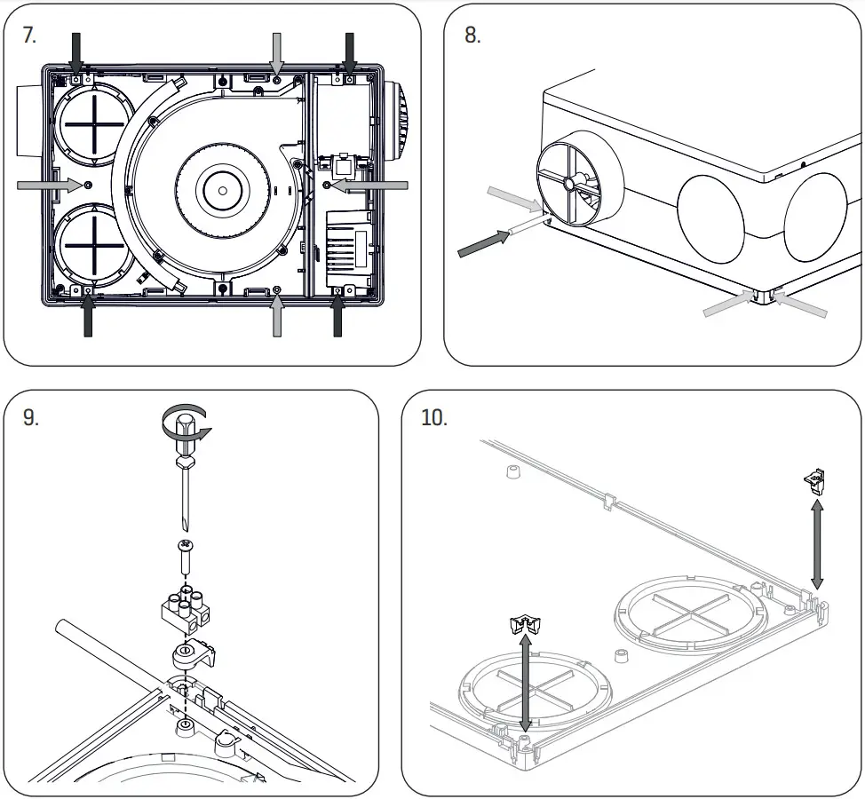 envirovent ATMOS WALL - empty holes are filled