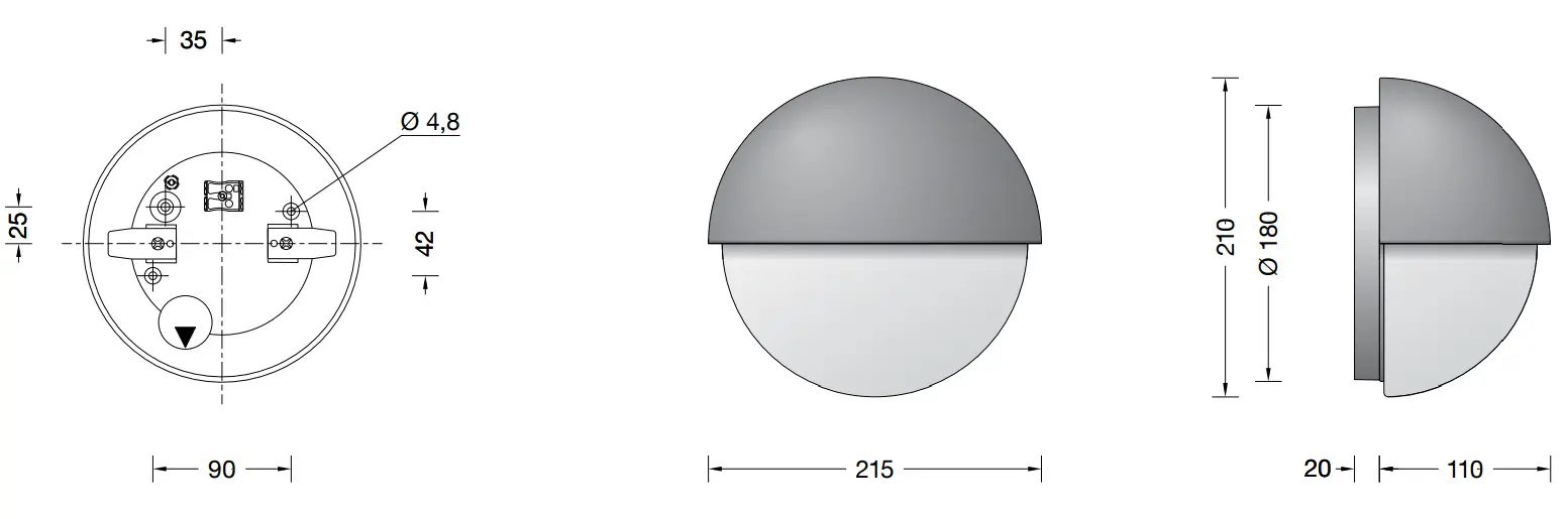 BEGA 24023 Wall Luminaire - Fig